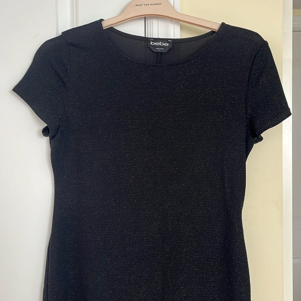 Black Large Cocktail Dress by Bebe perfect condition